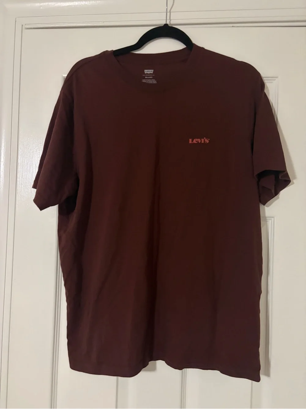 Levi's Men's Dark Brown Short Sleeve Logo Tee